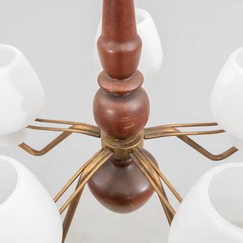 Hans Bergström, tillskriven, taklampa, Swedish Modern, ASEA, 1950-tal.