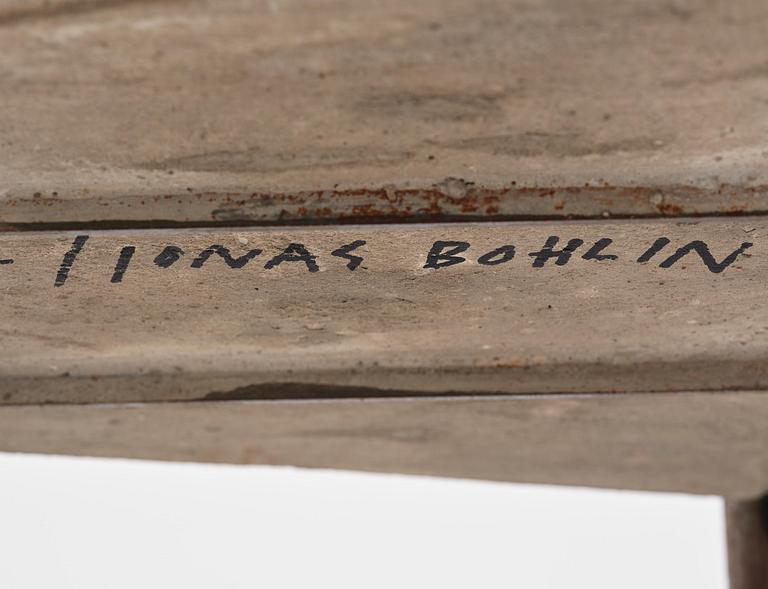 Jonas Bohlin, karmstol, "Concrete", provex, Källemo, Värnamo, efter 1981.