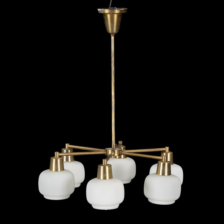 TAKLAMPA, troligen Arnulf Bjørshol, modell 8485, Høvik Verk, 1950/60-tal.