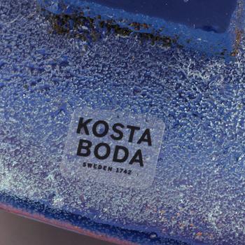 OBJEKT, glas, Bertil Vallien, Kosta Boda, sent 1900-tal.