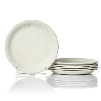 Wilhelm Kåge, 15 pieces of "Carrara" and "Gold Carrara" stoneware dishes, Gustavsberg, Sweden, 1930s/40s.