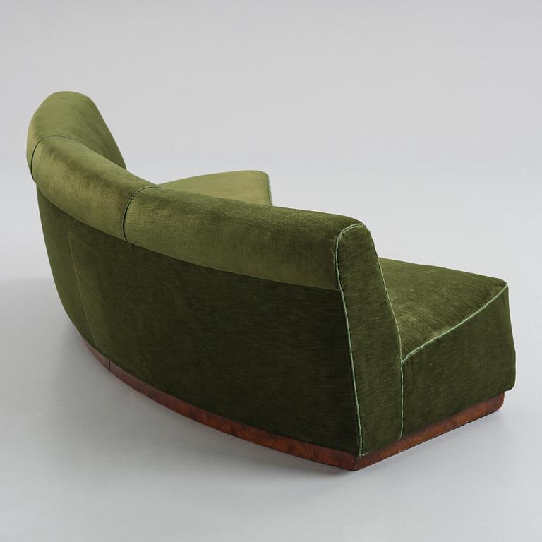 Elias Svedberg, a sofa, probably model "Paris" for Nordiska Kompaniet, Sweden 1930-1940s.