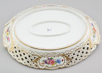 SKÅL, porslin, Meissen, 1900-talets mitt.