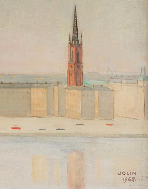 Einar Jolin, Vy över Stockholm.
