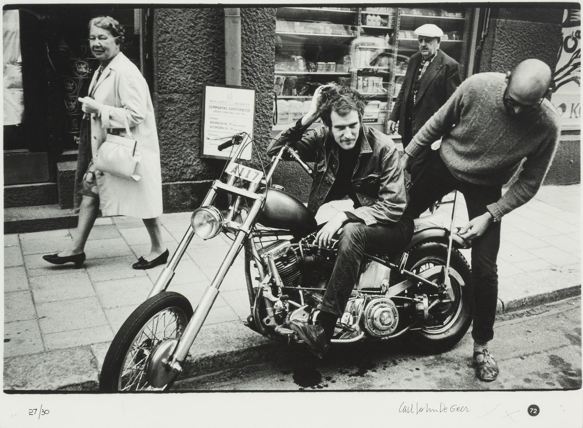 Carl Johan De Geer, photo, signed 27/30.