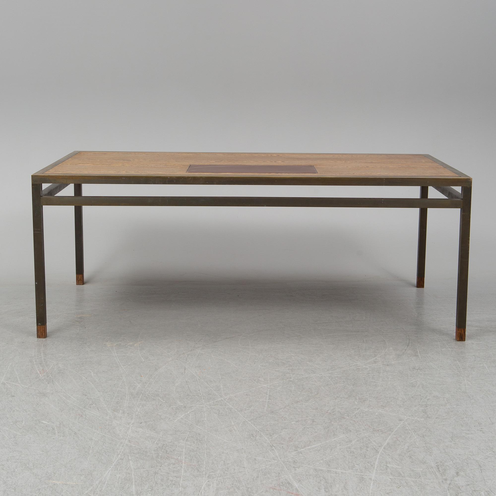 A Danish wengé wood desk, 1960's/70's.
