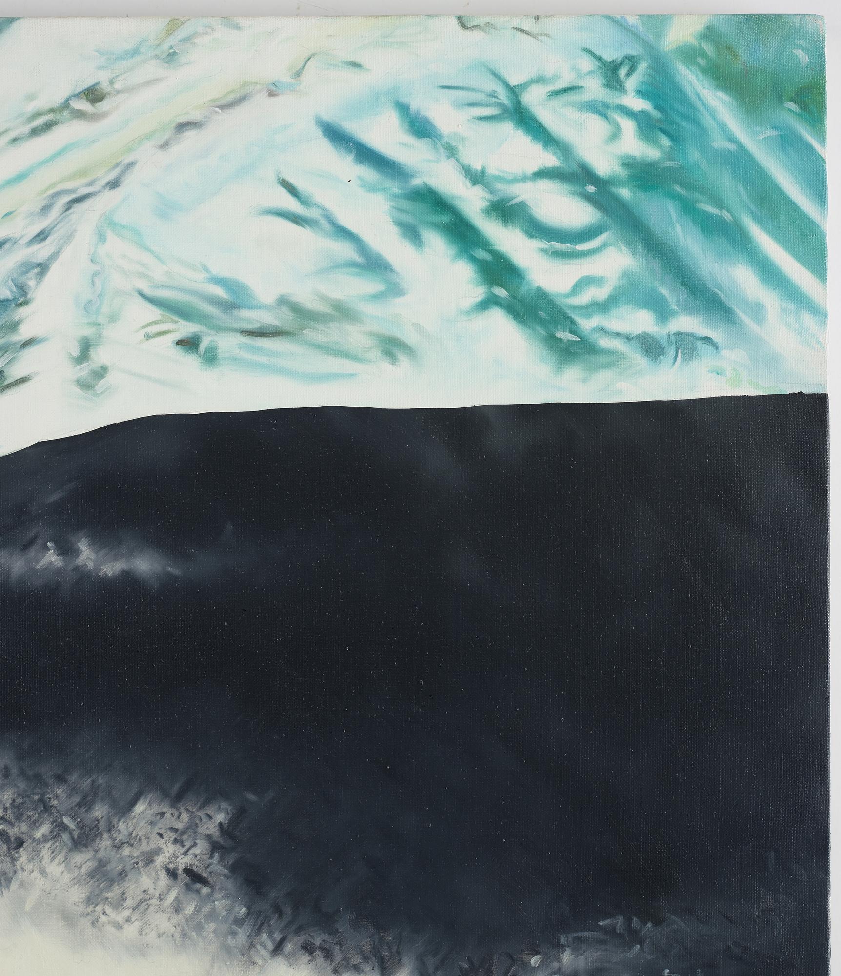 Christine Keefe, akryl på duk, signerad och daterad -88 a tergo.