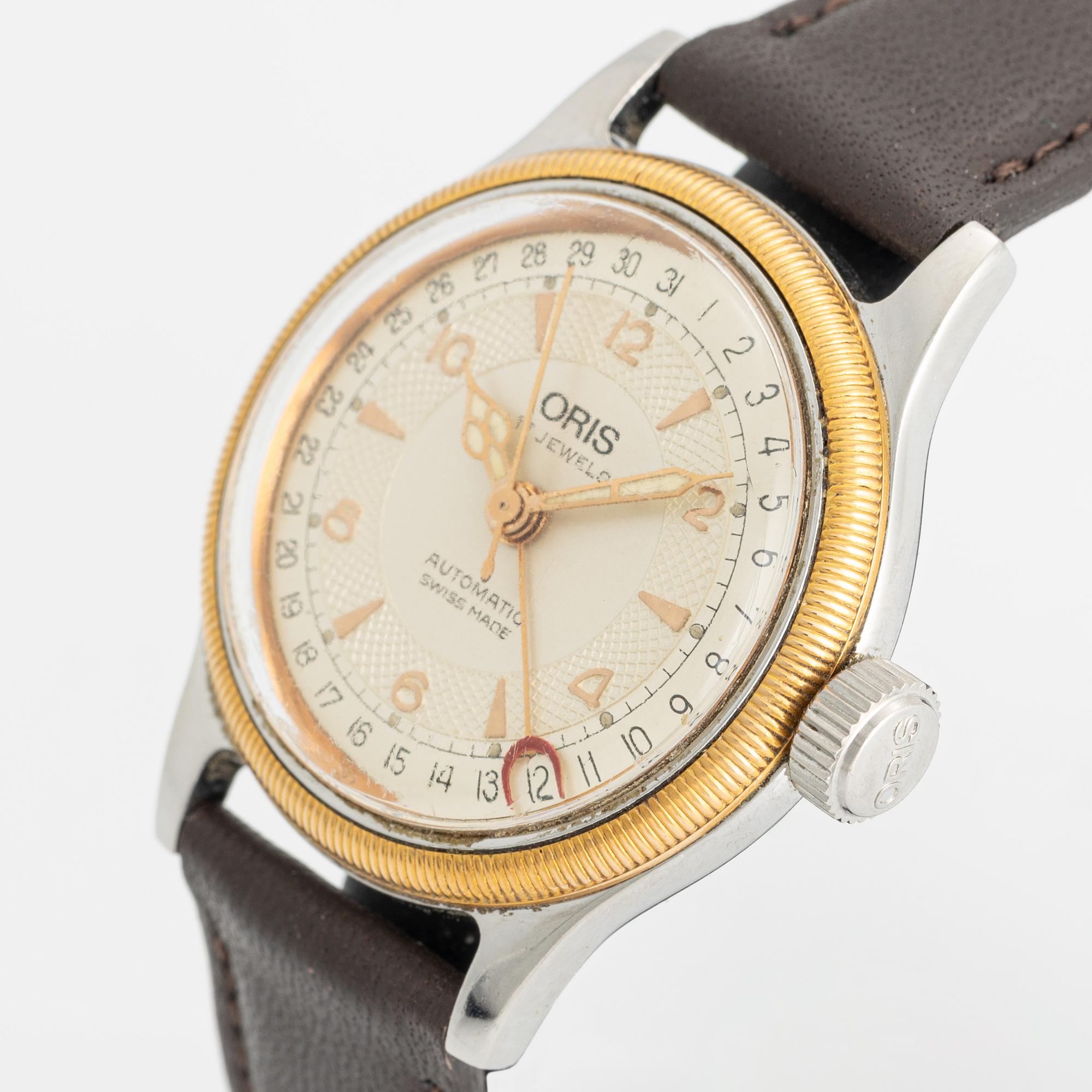 Oris, Big Crown, Pointer Date, armbandsur, 32 mm.