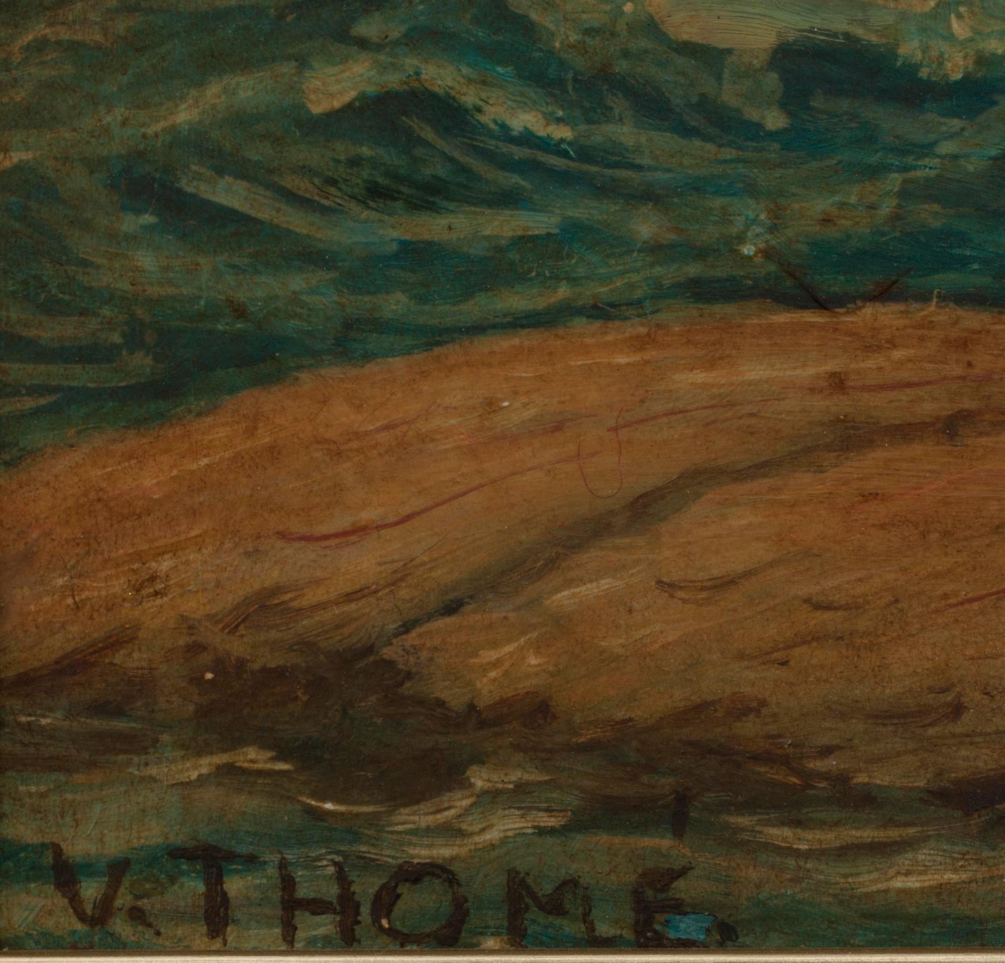 VERNER THOMÉ (FINLAND), olja på duk, sign.