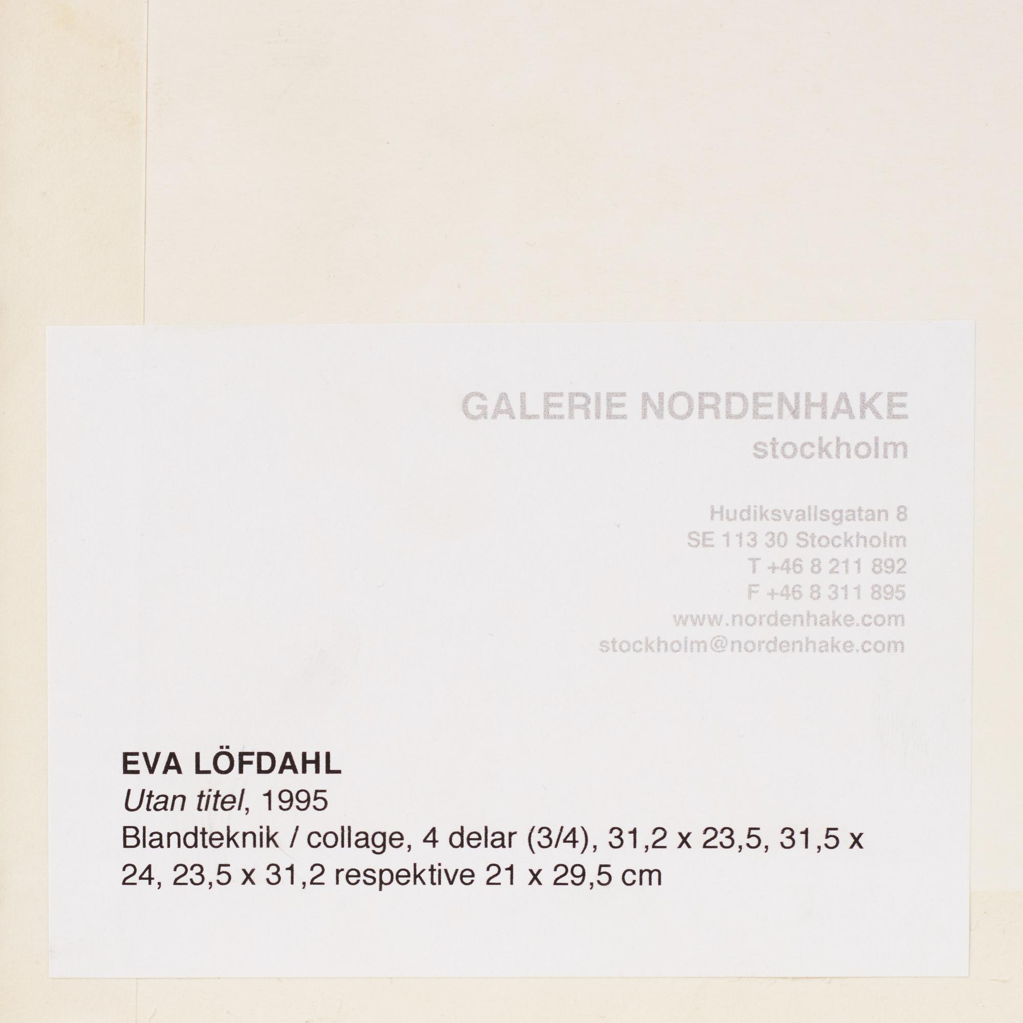 Eva Löfdahl, Untitled.