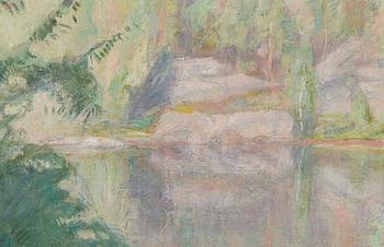 Pekka Halonen, Verdure by the Shoreline.