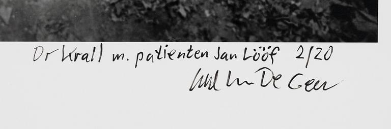 Carl Johan De Geer, "Dr Krall m. patienten Jan Lööf".