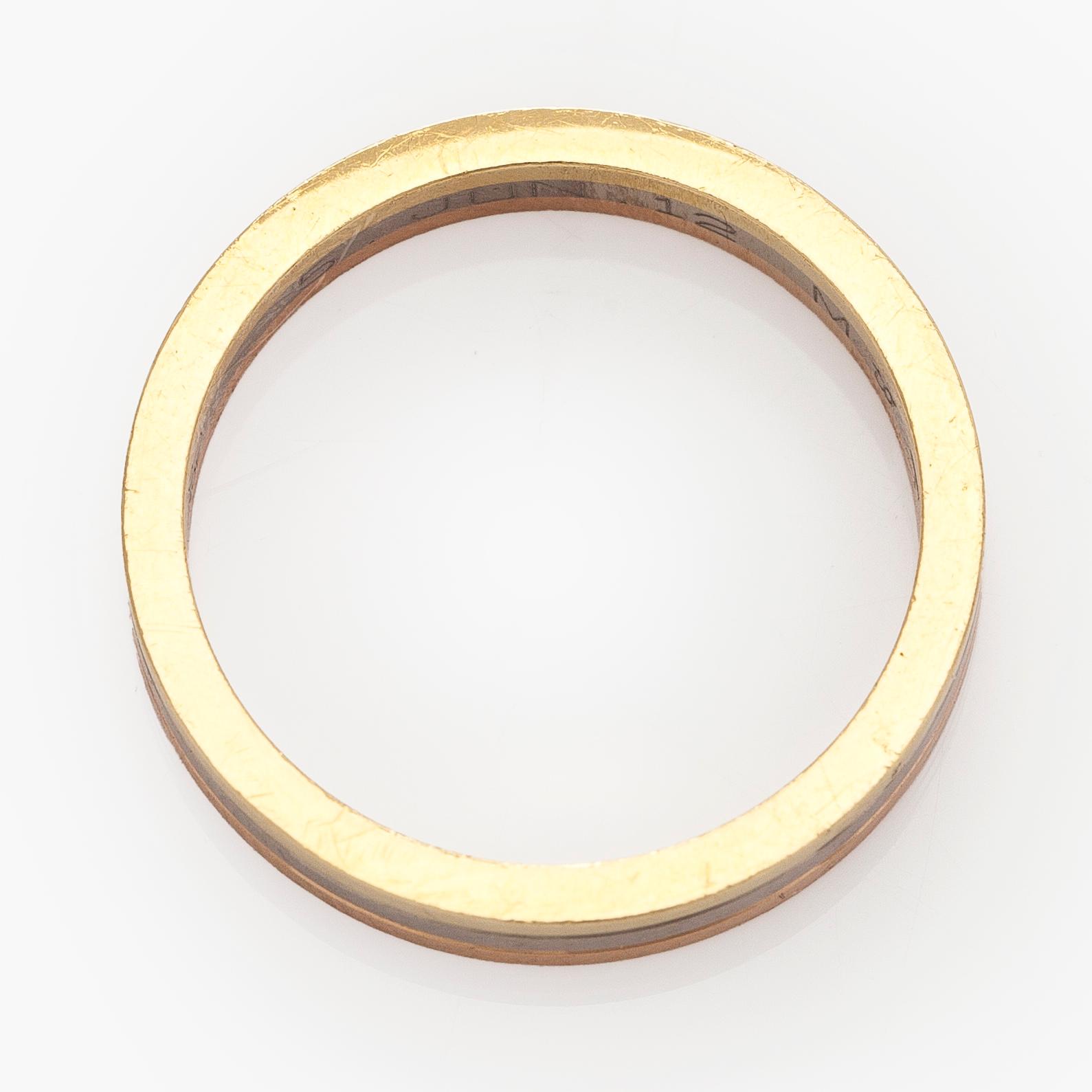 Cartier, ring, "Vendôme Louis Cartier", 18K trefärgsguld.