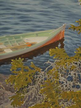 Gustaf Fjaestad, Eka by the stones.