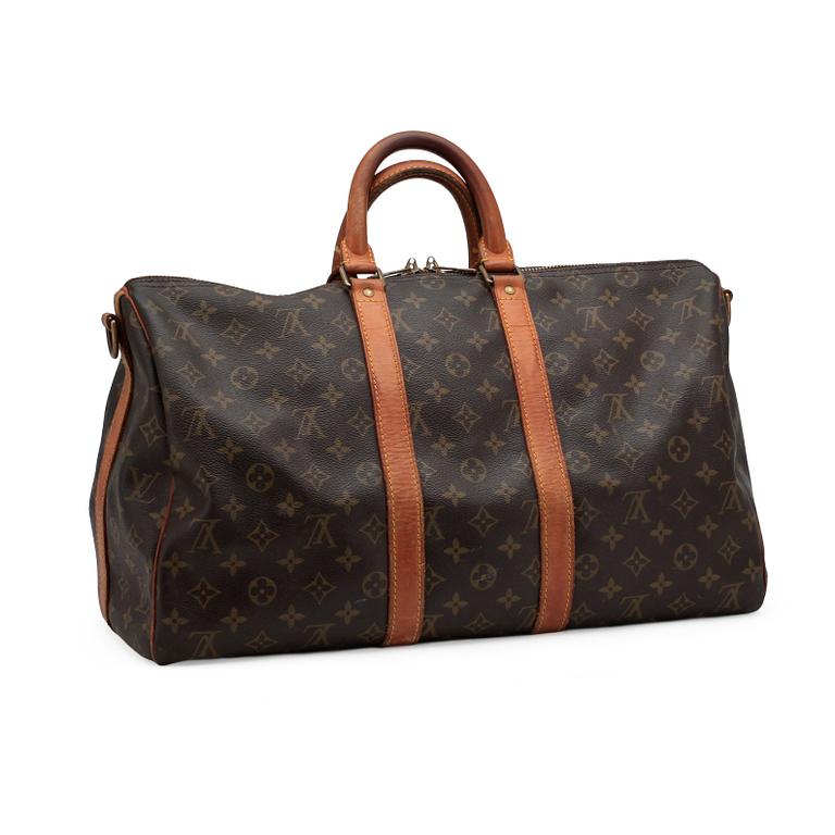 LOUIS VUITTON, a Monogram canvas "Keepall 45" bag.