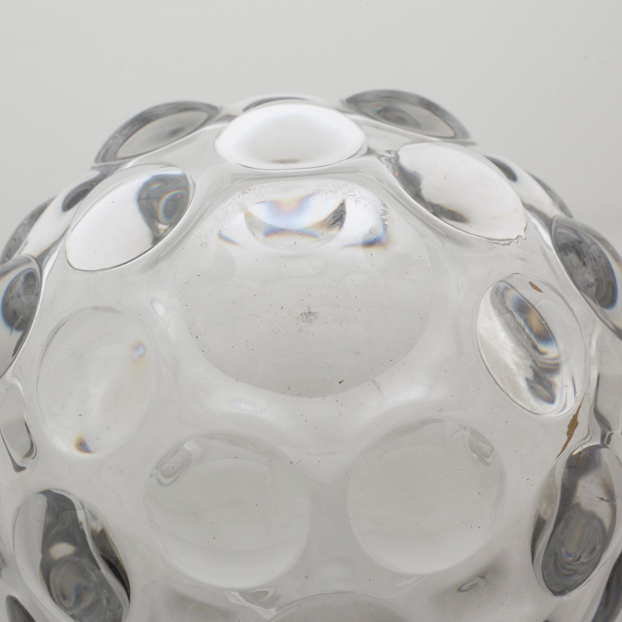 SVEN PALMQVIST, glas, vas Orrefors, omkring 1900-talets mitt.