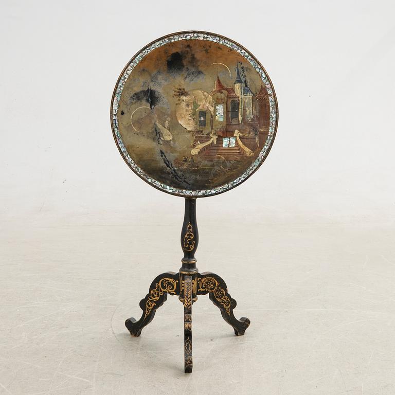 Folding table, second half of the 19th century.