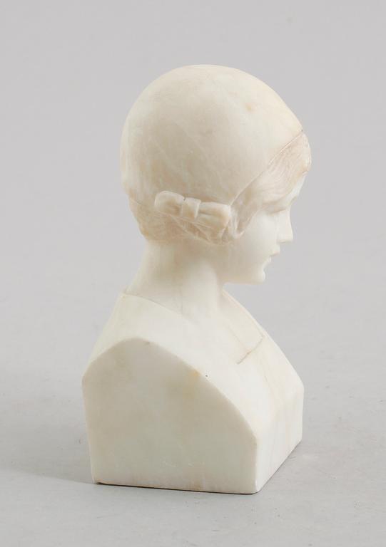 SKULPTUR, alabaster, 1900-talets första hälft.