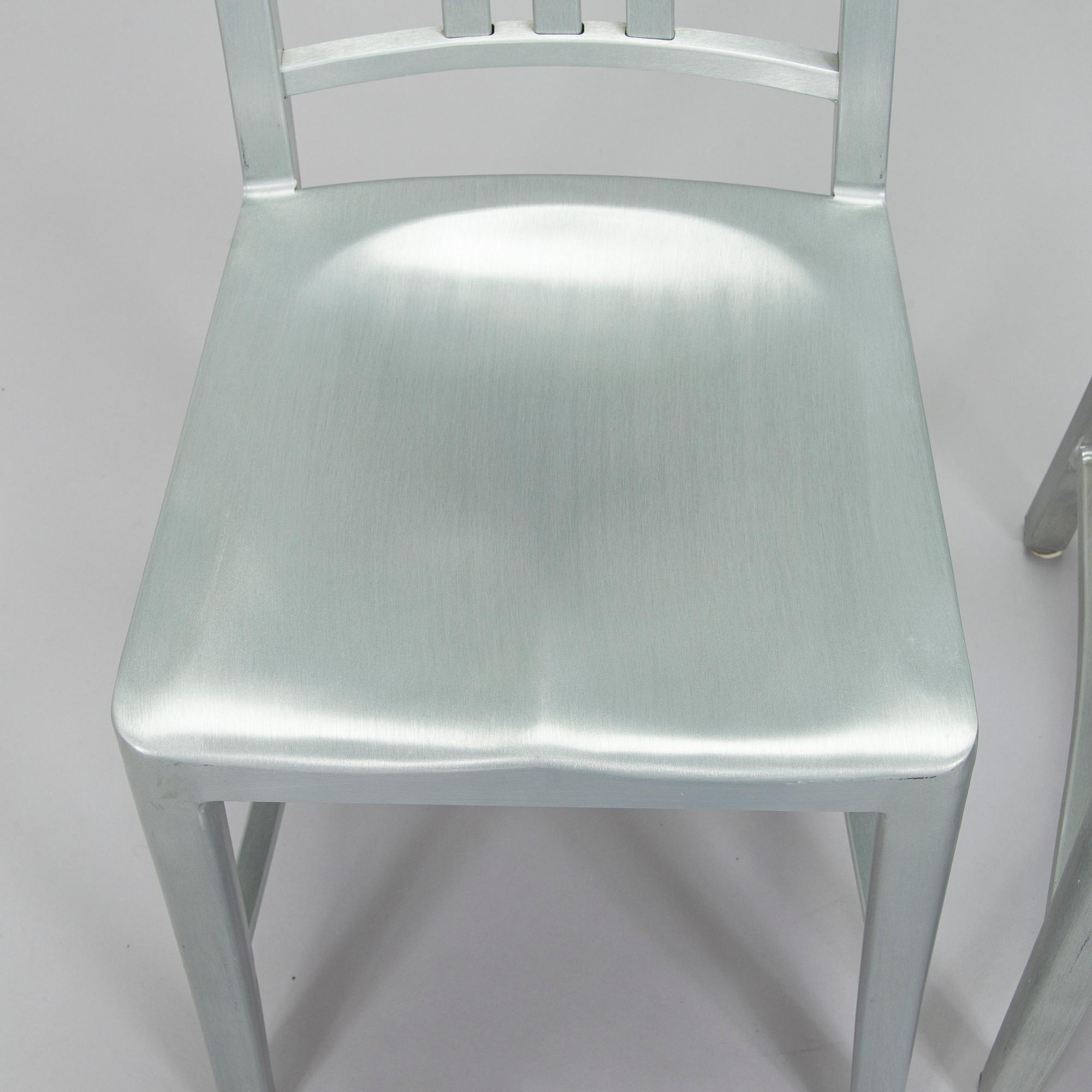 Four 'Navy' chairs, Emeco.