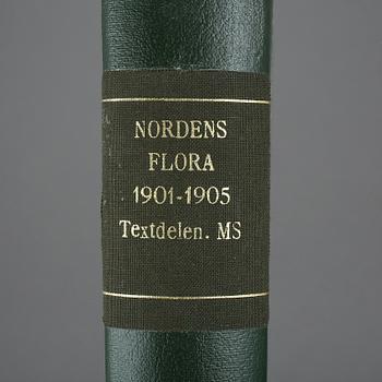 C.A.M. LINDMAN, Bilder ur nordens flora, 2 textdelar, ca 700 bilder i lösblad.