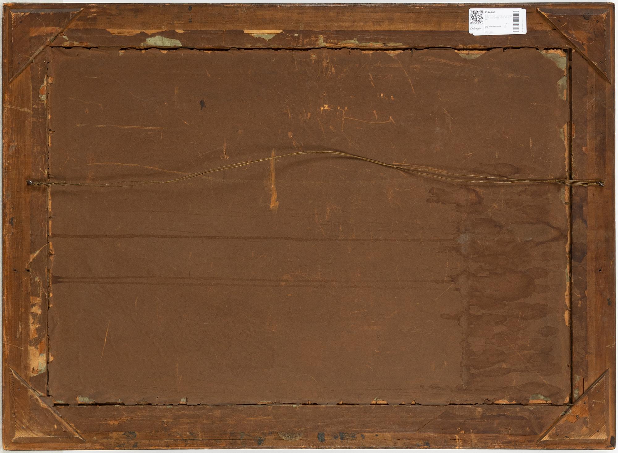 A Japanese silk painting by an unidentified master, early 20th century.