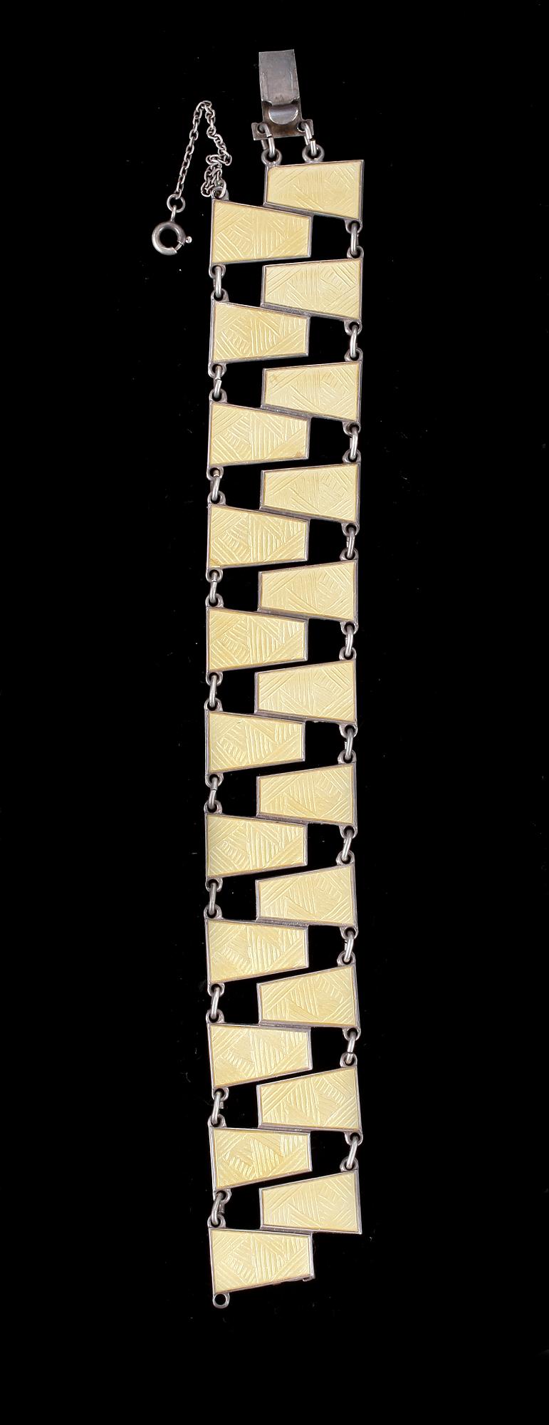 ARMBAND, sterling silver, K. A. Rasmussen, Norge, 1900-talets andra hälft.