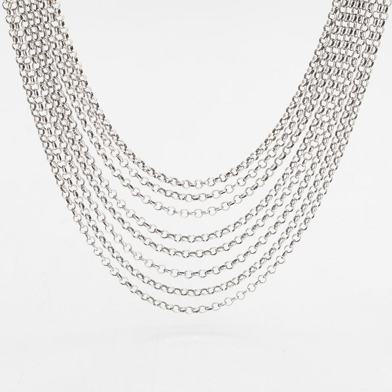 Halsband "Paradis", sterlingsilver. Kalevala Koru, Helsingfors 1993.
