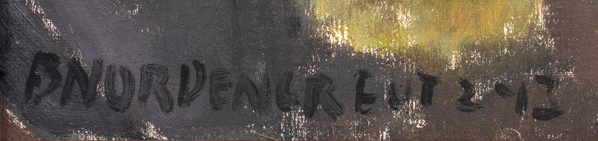 Brita Nordencreutz, oil on canvas signed and dated 43.