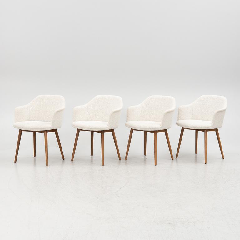 A set of four 'Rely Armchairs', &Tradition, Denmark.
