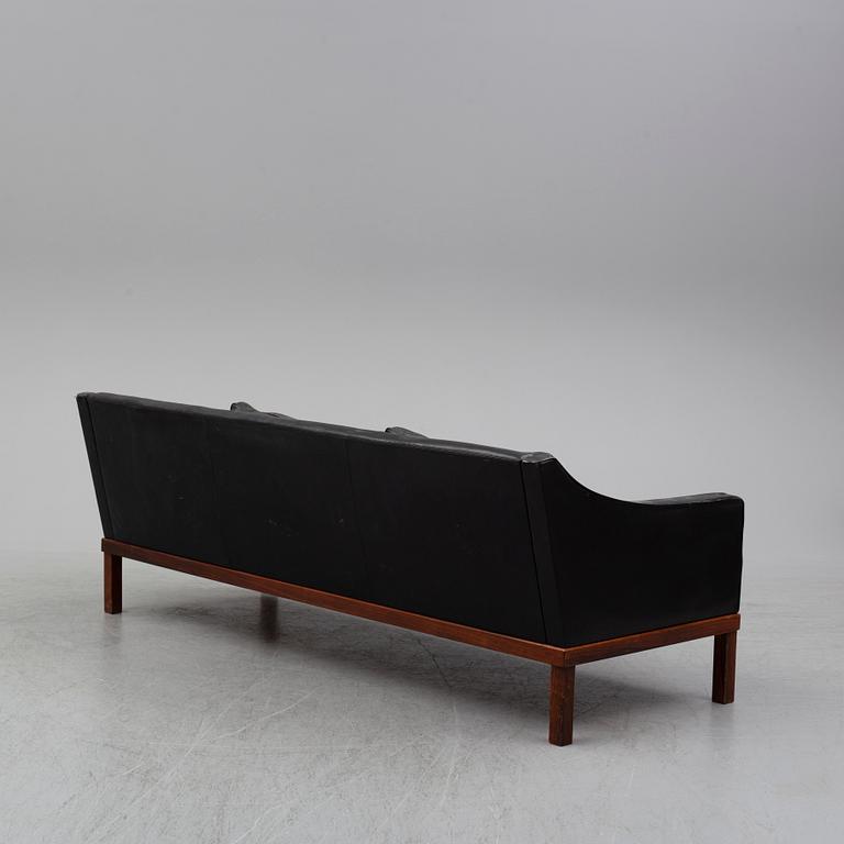 A leather sofa by OPE Möbler, 1960's.