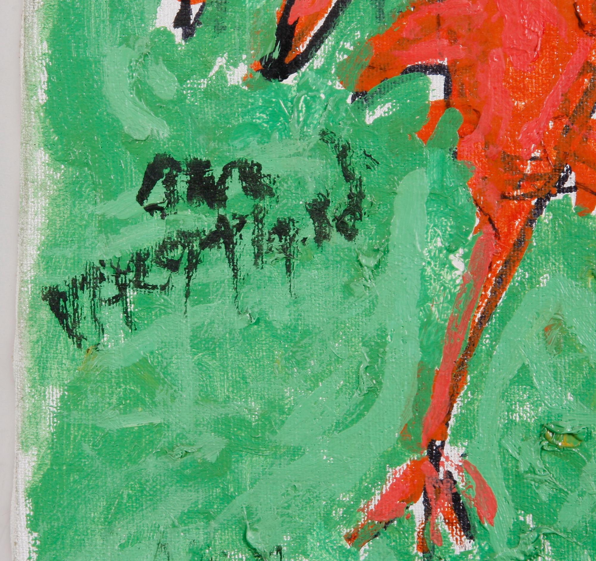 VALLMAN, UNO, olja på duk. Sign.