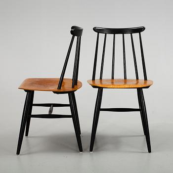 STOLAR, 4 stycken, "Fanett", Ilmari Tapiovaara, 1900-talets andra hälft.