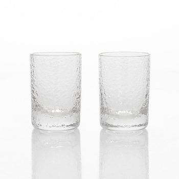 Tapio Wirkkala, a set of six 'Mini' schnapps glasses for Iittala, in original box.
