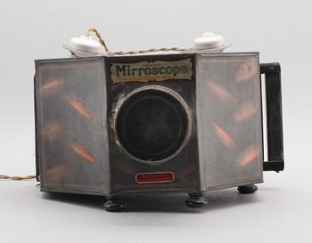 MIRROSCOPE, plåt, sent 1800-/tidigt 1900-tal.