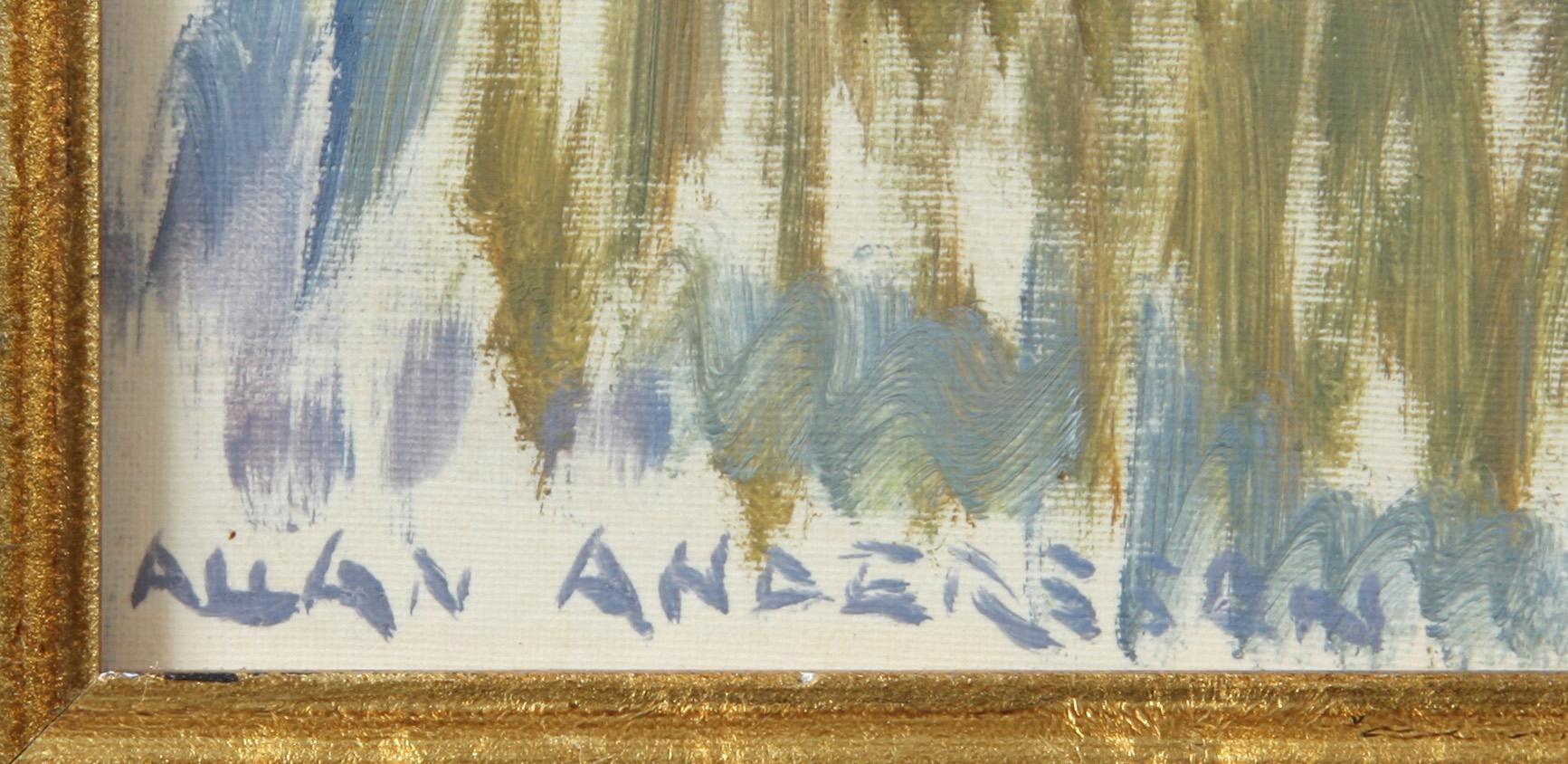 ALLAN ANDERSSON, olja på pannå, sign.