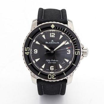 Blancpain, Fifty Fathoms, wristwatch, 45 mm.