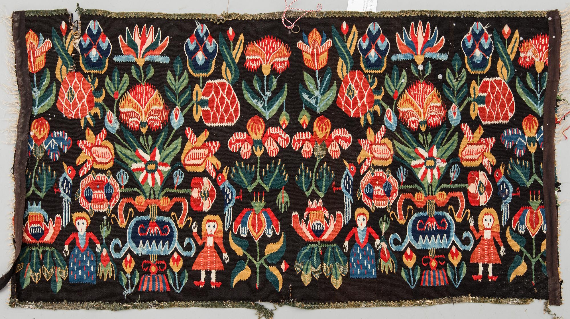 VÄGGBONAD, allmoge, Sydvästskåne, 1800-tal.