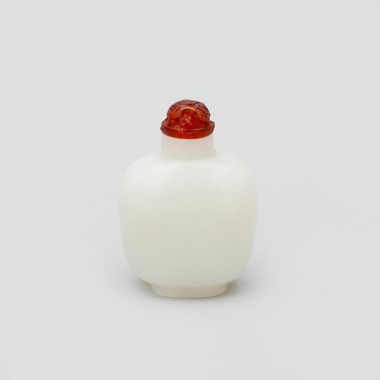 SNUSFLASKA, jade, Kina, 1900-tal.
