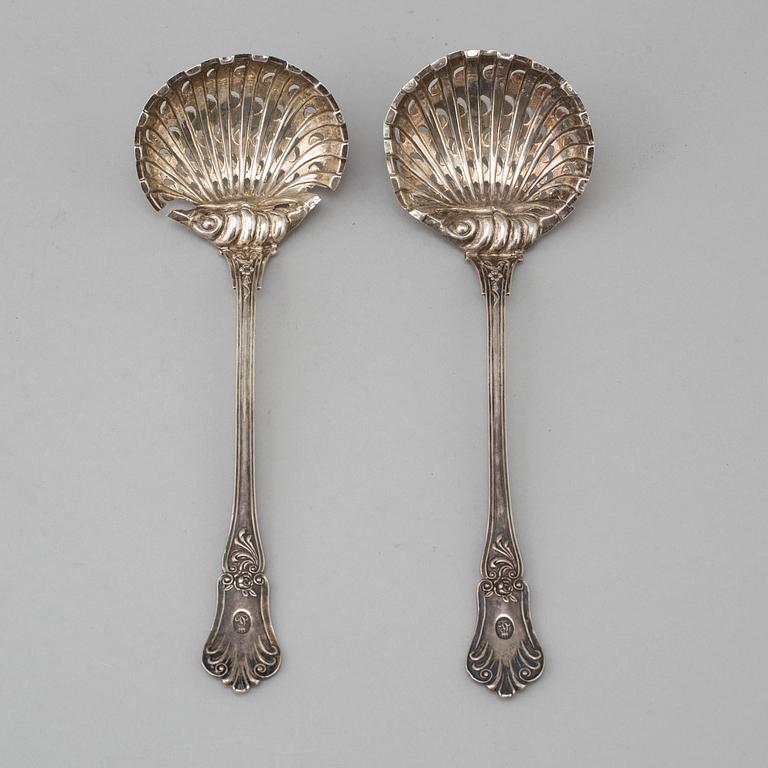 A matched pair of Swedish silver sugar-bowls, mark of JE Torsk and GAB, Stockholm, 1906.