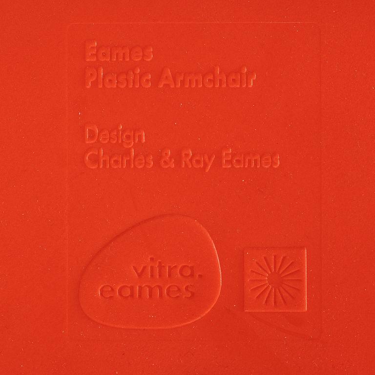 Charles & Ray Eames, karmstolar, 6 st, "Plastic armchair DAW", Vitra.