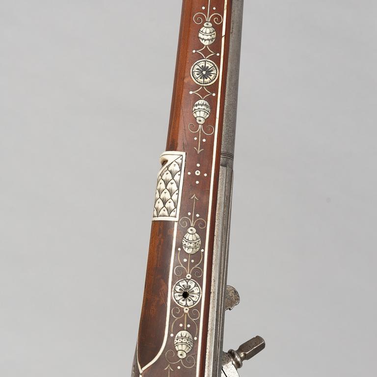 Hjullåspistol, 1600-talets början, Sachsen.
