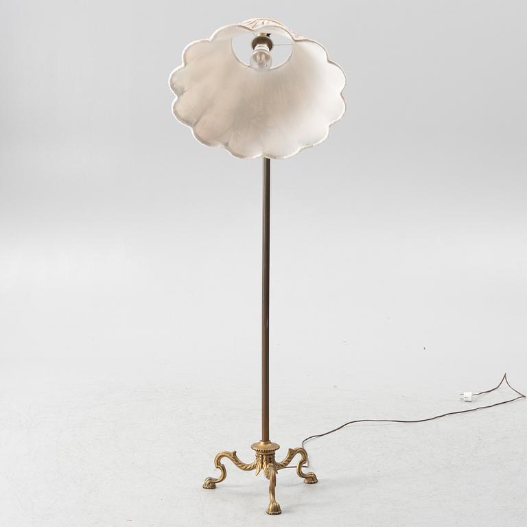 A floor lamp, 1940s.