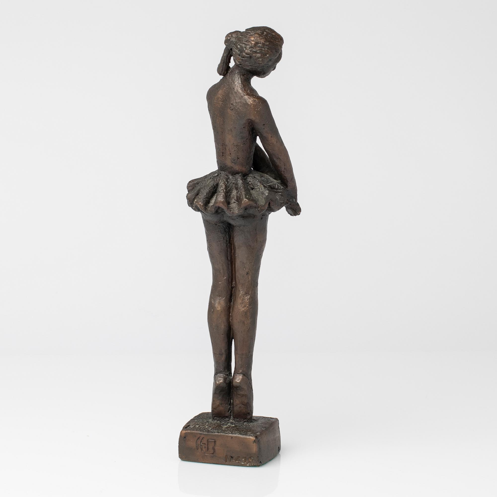 Carl-Einar Borgström, sculpture, "The Ballet Girl".