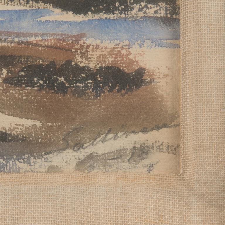 TYKO SALLINEN, water colour, signed and dated -18.