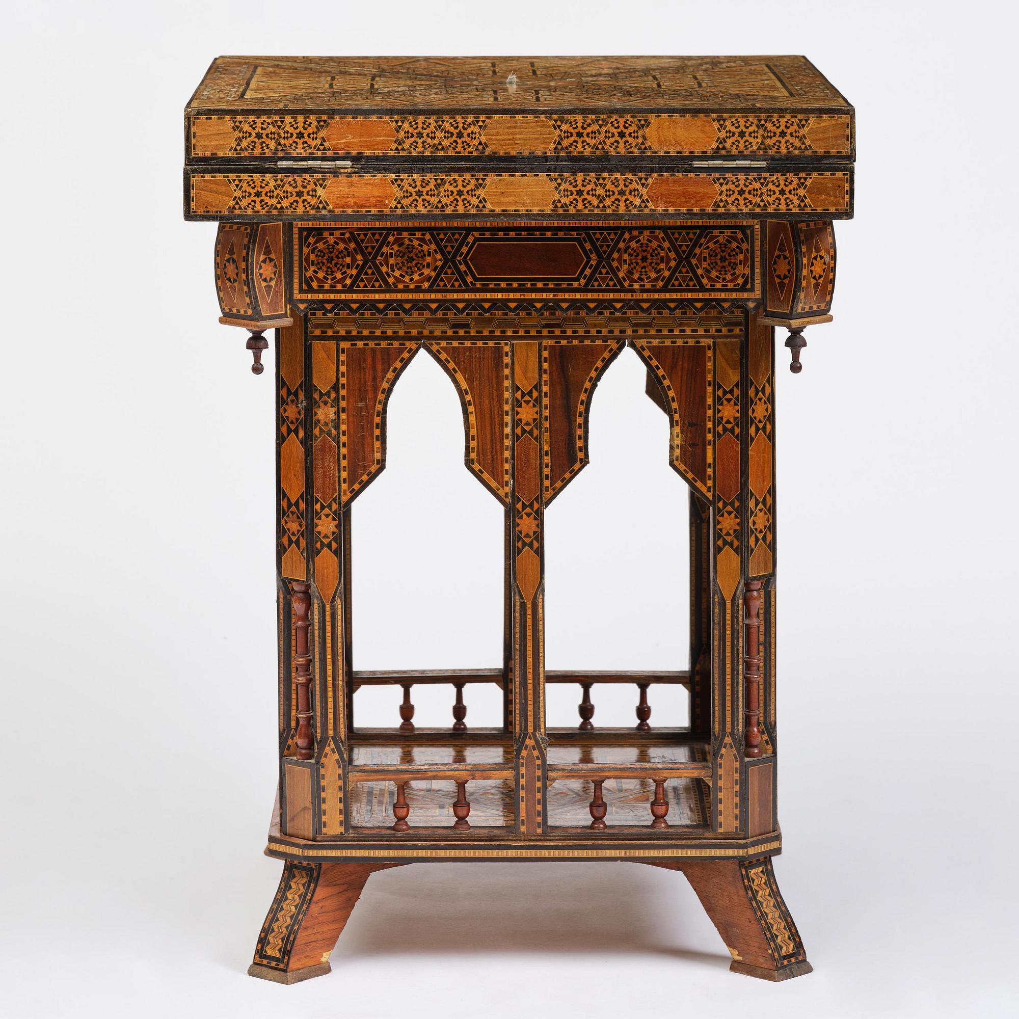 Spelbord, Damaskus Syrien, omkring år 1900.