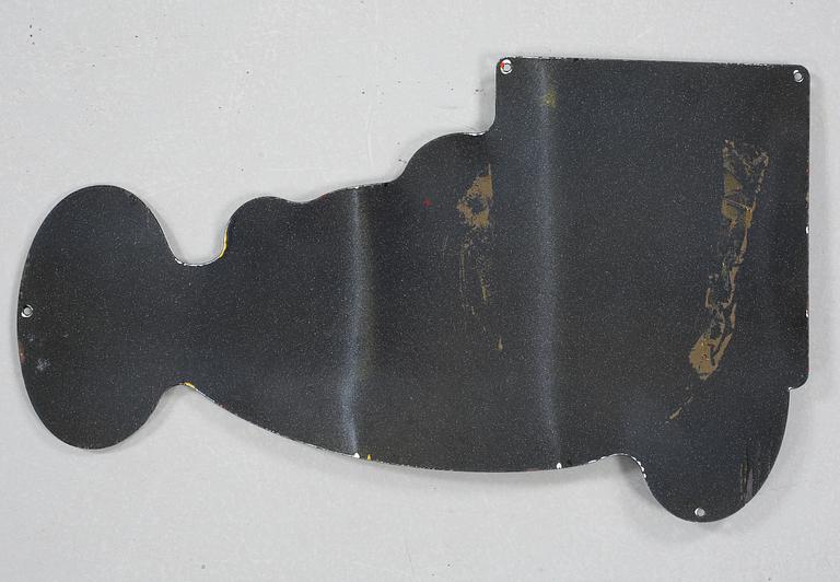 SKYLT, emalj, Shell, 1960-tal.