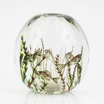 Edward Hald, a glass vase, Orrefors.