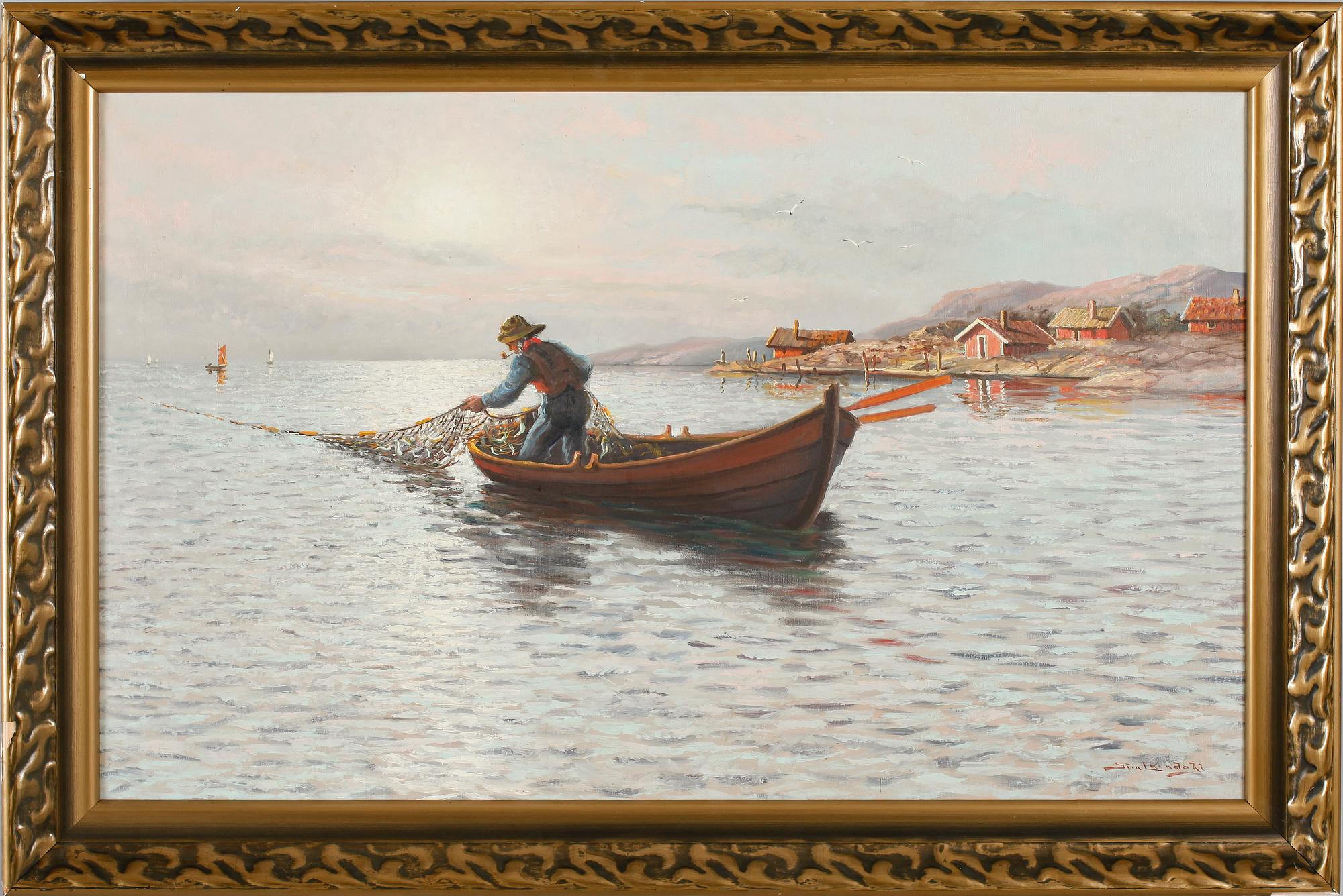 STEN EKENDAHL, olja på duk, sign.