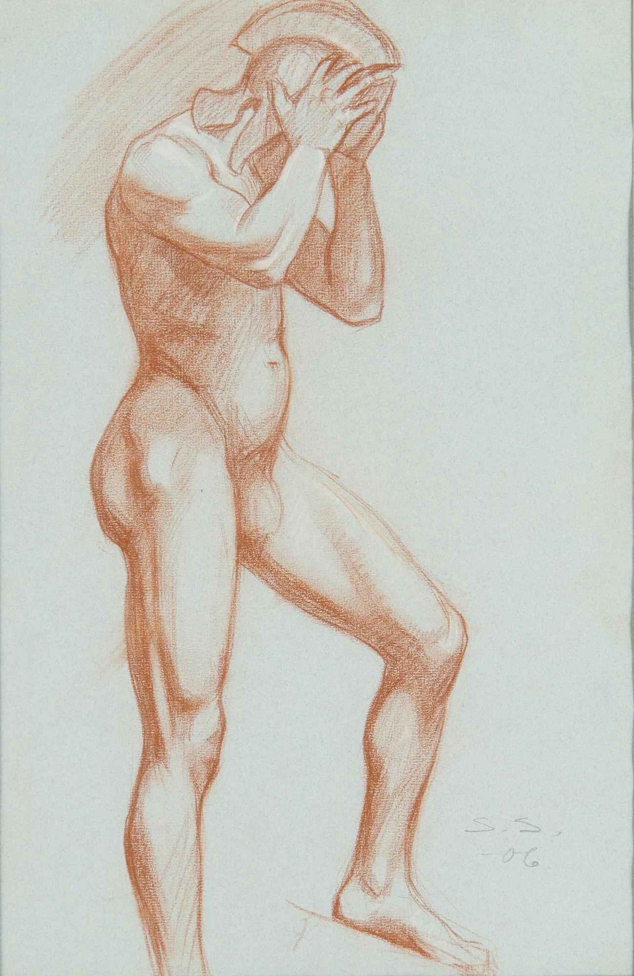 Santeri Salokivi, Alastonmalli.