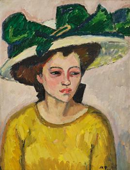 399. Mollie Faustman, The Green Hat.